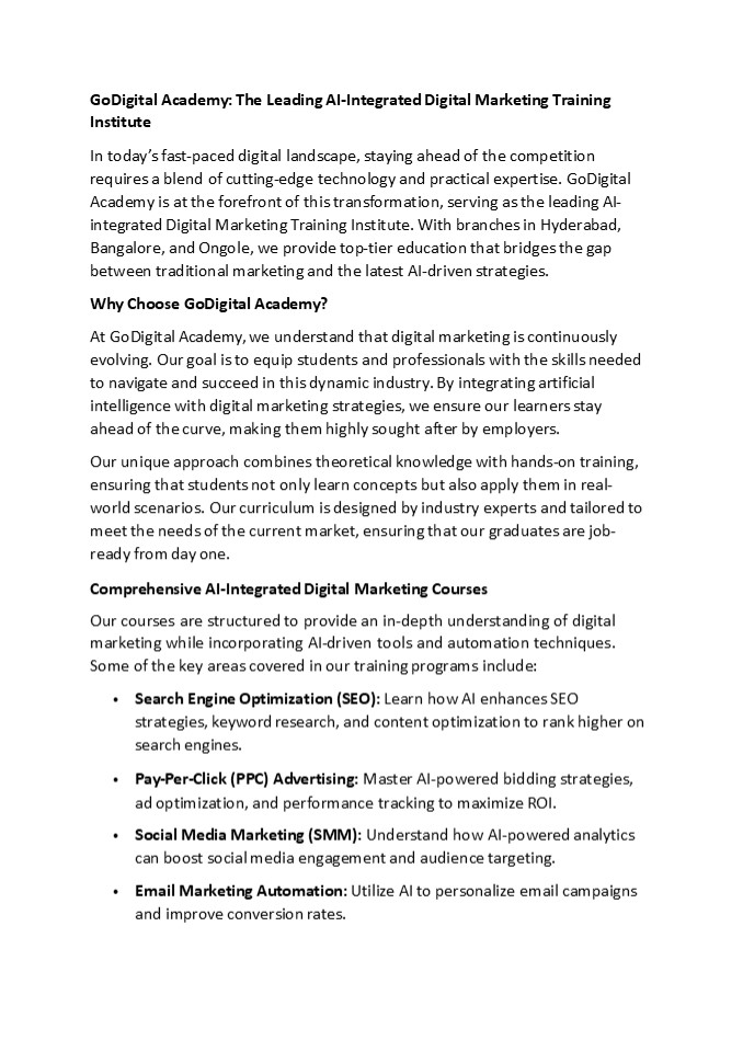 Best Power Bi Training Institute in Hyderabad