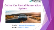 Online Car Rental Reservation System