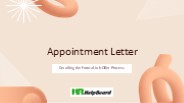 Appointment Letter PDF