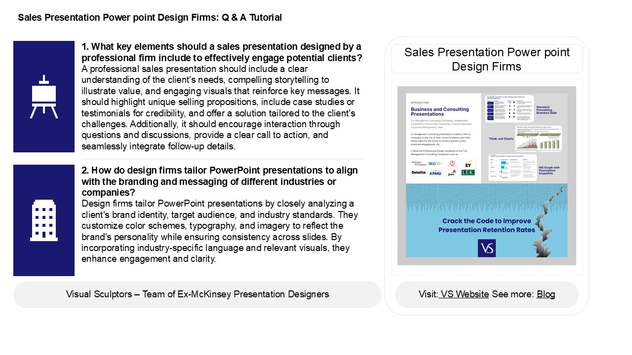 The Role of Design Firms in Sales Presentations