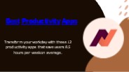 Best Productivity Apps
