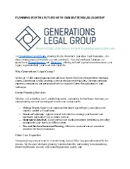 GENERATIONS LEGAL GROUP