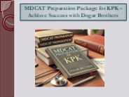 MDCAT KPK Online Prep with Dogar Brothers