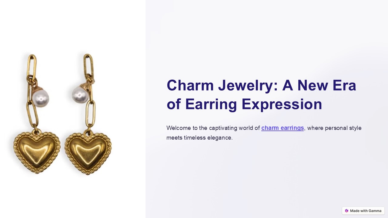 Charm Jewelry Earrings