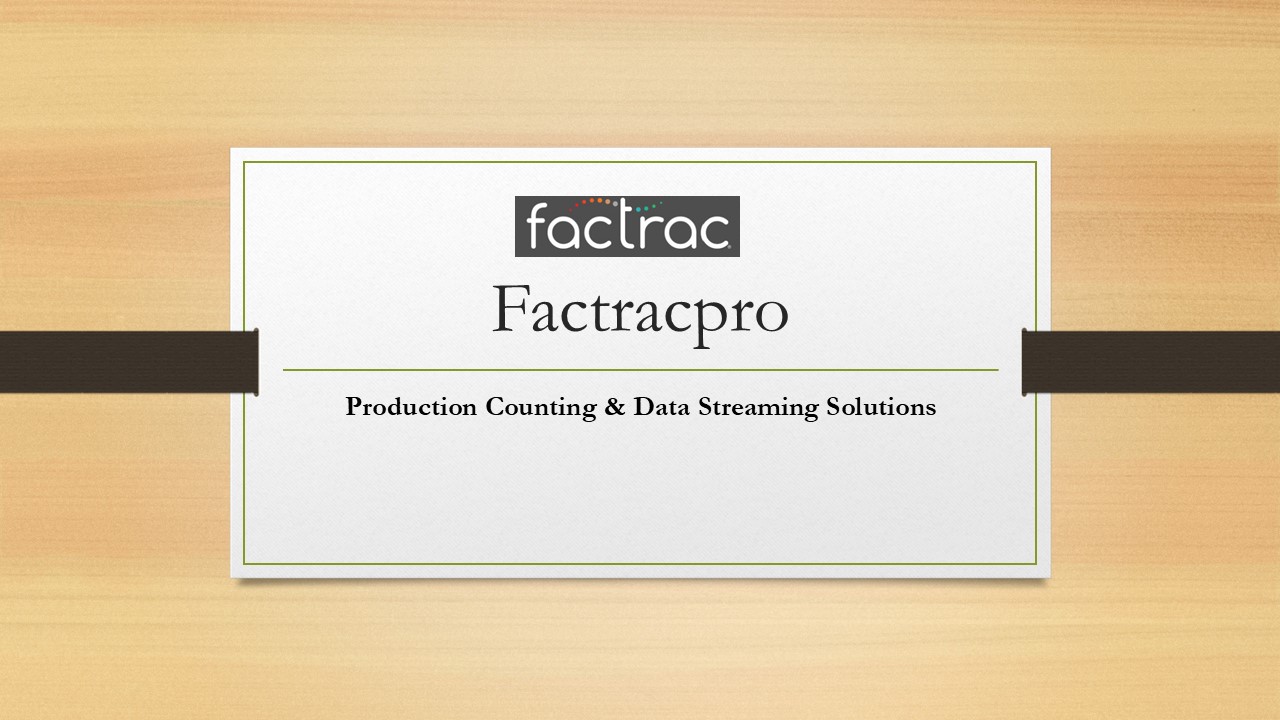 Best Production Monitoring Software | Factracpro