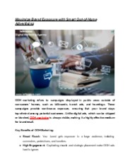 Maximize Brand Exposure with Smart Out-of-Home Advertising