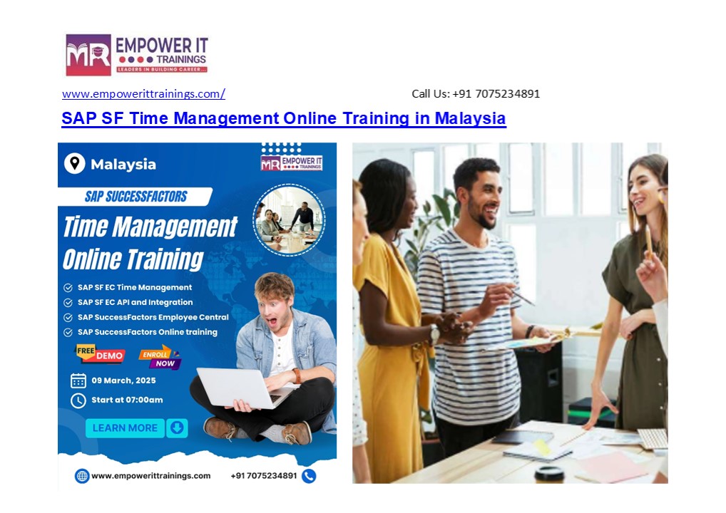 Best SAP SF Time Management Online Training in Malaysia