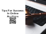Tips For Success In Online Auctions