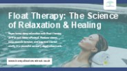 Float Therapy for Stress Relief and Better Sleep