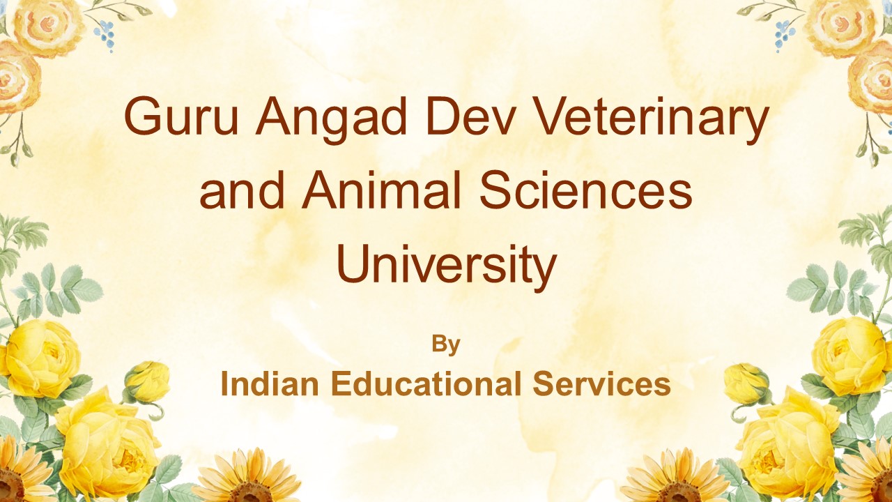 Guru Angad Dev Veterinary and Animal Sciences University