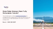 qatar airways cancellation policy
