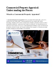 Commercial Property Appraisal: Understanding the Process