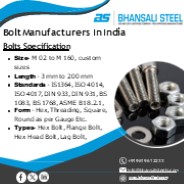 Bolt | Nut | Screw | Washers- Bhansali Fasteners