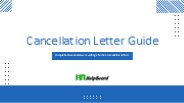 Membership Cancellation Letter