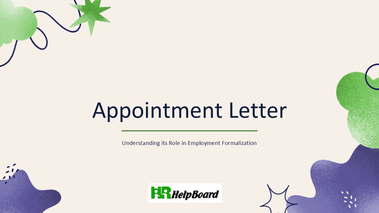 Teacher Appointment Letter, Appointment Letter Sample
