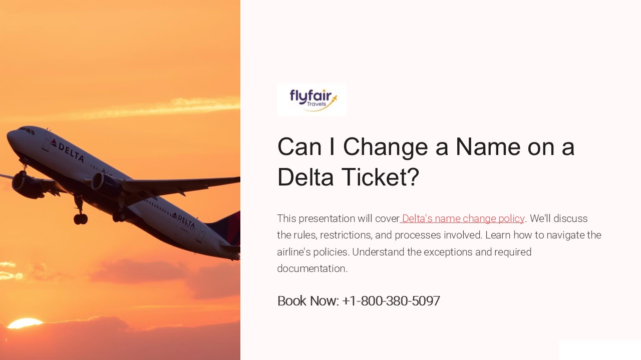 how to change the name on Delta Airlines tickets,