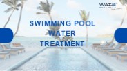 Swimming Pool Water Treatment