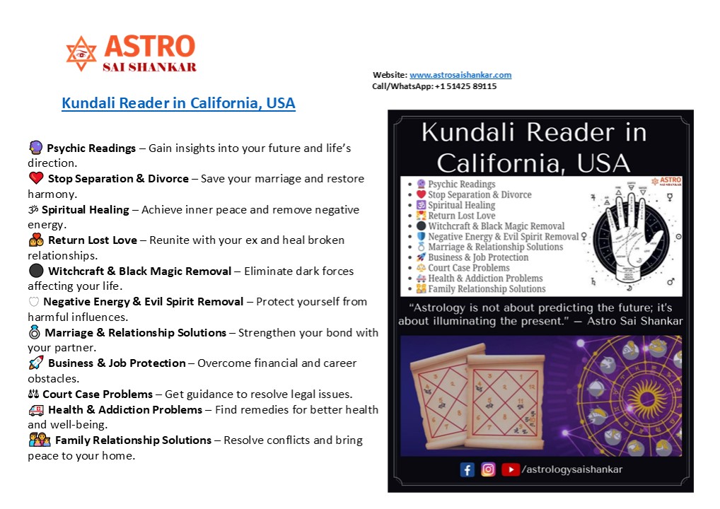 Kundali Reader in California USA