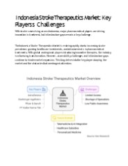 Indonesia Stroke Therapeutics Market