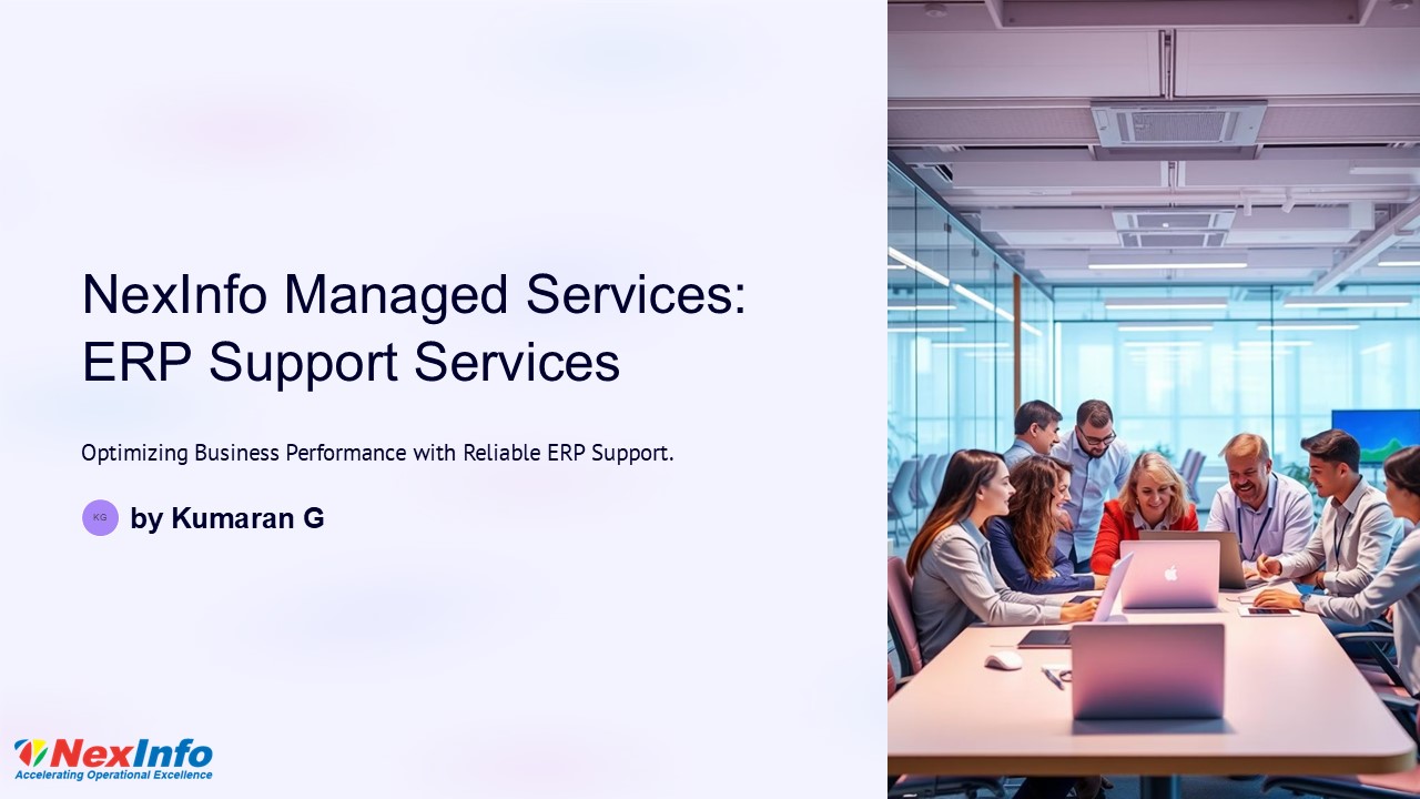 NexInfo: Your Trusted ERP Managed Services Partner