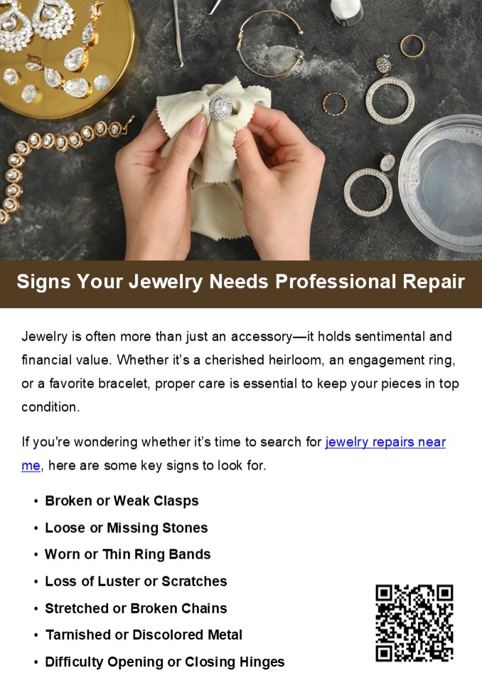 Signs Your Jewelry Needs Professional Repair