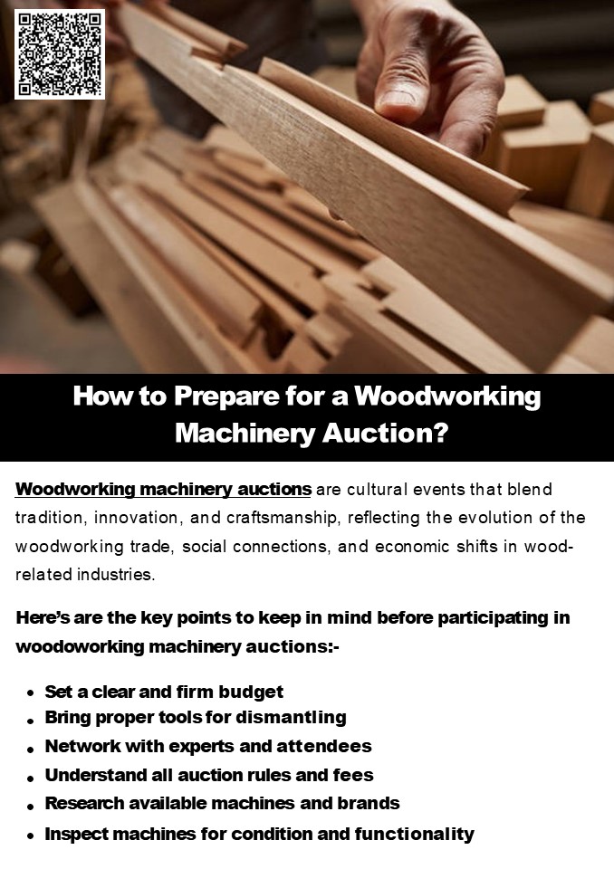 How to Prepare for a Woodworking Machinery Auction?
