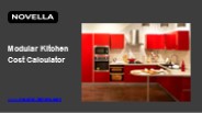 Calculate Your Modular Kitchen Cost Instantly