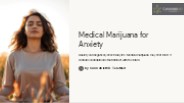 Medical Marijuana for Anxiety