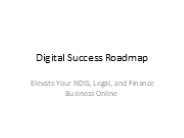 Digital Success Roadmap: Elevate Your NDIS, Legal, and Finance Business Online