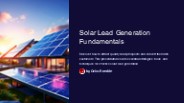 Solar Lead Generation Fundamentals