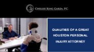 Qualities of a Great Houston Personal Injury Attorney
