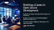 Building a Career in Open Source Development