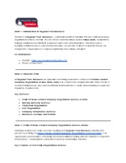 Online Private Limited Company Registration Service in India