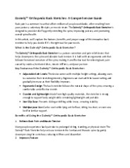 Dainely™ Orthopedic Back Stretcher