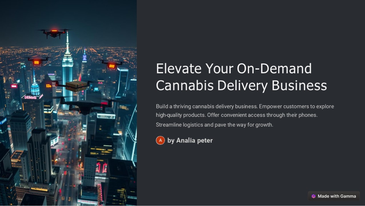 Cannabis Delivery App Development Company
