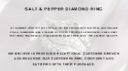 Salt & Pepper Diamond Ring