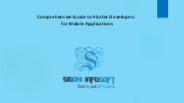 Comprehensive Guide to Flutter Developers for Mobile Applications