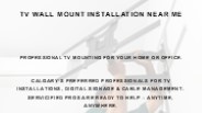 TV Wall Mount Installation near me