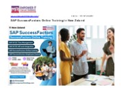 SAP SuccessFactors Online Training in New Zeland