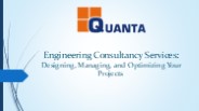Engineering Consultancy Services: Designing, Managing, and Optimizing Your Projects