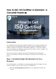 ISO Certification Dammam (1)