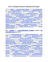 How To Integrate Payment Gateway In iOS Apps?