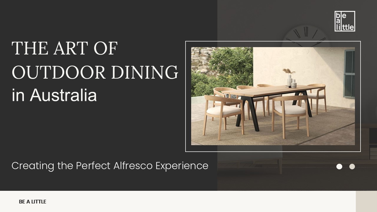 The Art Of Outdoor Dining
