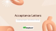 Job Acceptance Letter