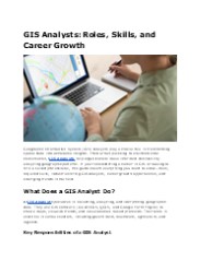 GIS Analysts: Mapping the Future with Spatial Data