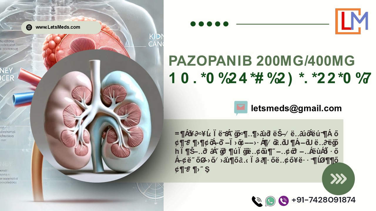 Pazopanib tablet Price Online Philippines