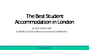 Student Accommodation in London