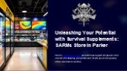 Survival Supplements: SARMs Store in Parker