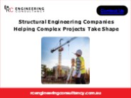 Structural Engineering Companies Helping Complex Projects Take Shape