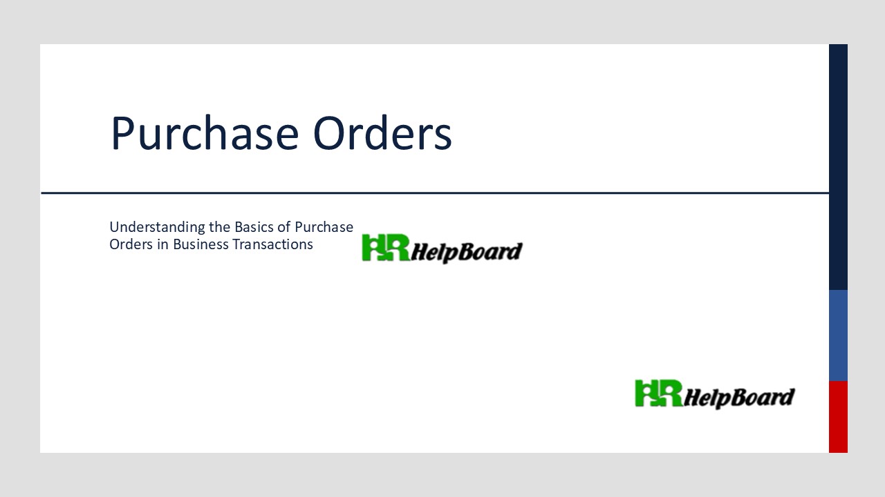 simple way to create a purchase order